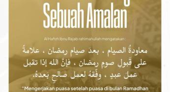 TANDA AMALAN DI BULAN RAMADAN DITERIMA
