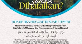 DOA KETIKA SINGGAH DI SUATU TEMPAT