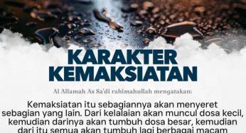 KARAKTER KEMAKSIATAN