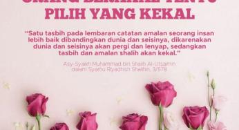 KEDUDUKAN UCAPAN TASBIH DI DALAM LEMBARAN CATATAN AMAL